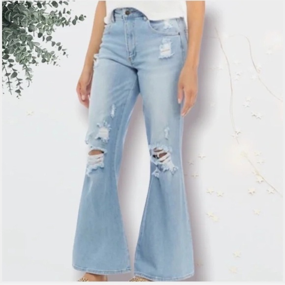 Almost Famous Denim - Almost Famous Flare Blue Denim
